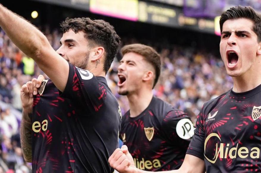 ¡Qué tal paliza! Sevilla goleó 4-0 al Valladolid en corral ajeno
