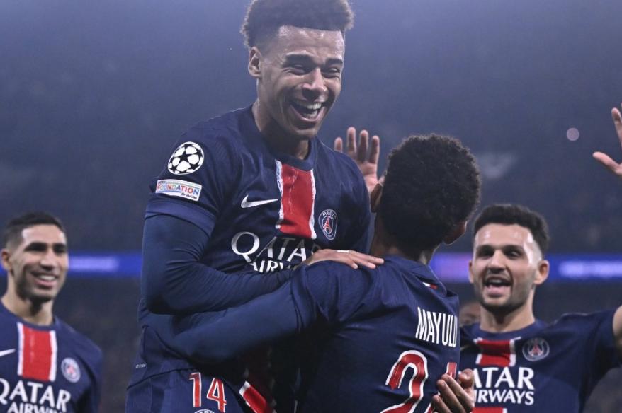 PSG no tuvo piedad y goleó por 7-0 al Brest en la Champions League