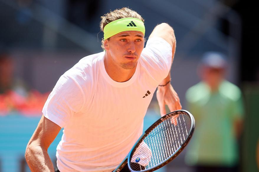 Alexander Zverev debutó con triunfo en el Madrid Open