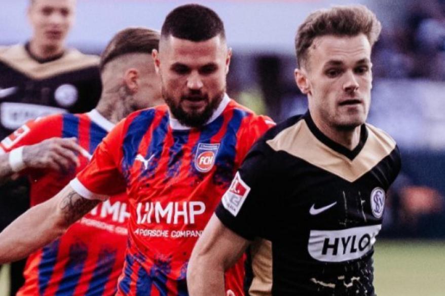 Heidenheim y Elversberg empatan 2-2 en el duelo de ida por un lugar en la Bundesliga