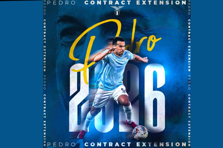¡No se mueve de Italia! Pedro amplió su vínculo con la Lazio
