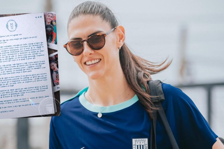 Marina Scherer se despidió de Alianza Lima con emotiva carta