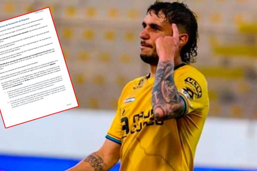 'Felucho' Rodríguez ganó demanda a Cusco FC ante FIFA