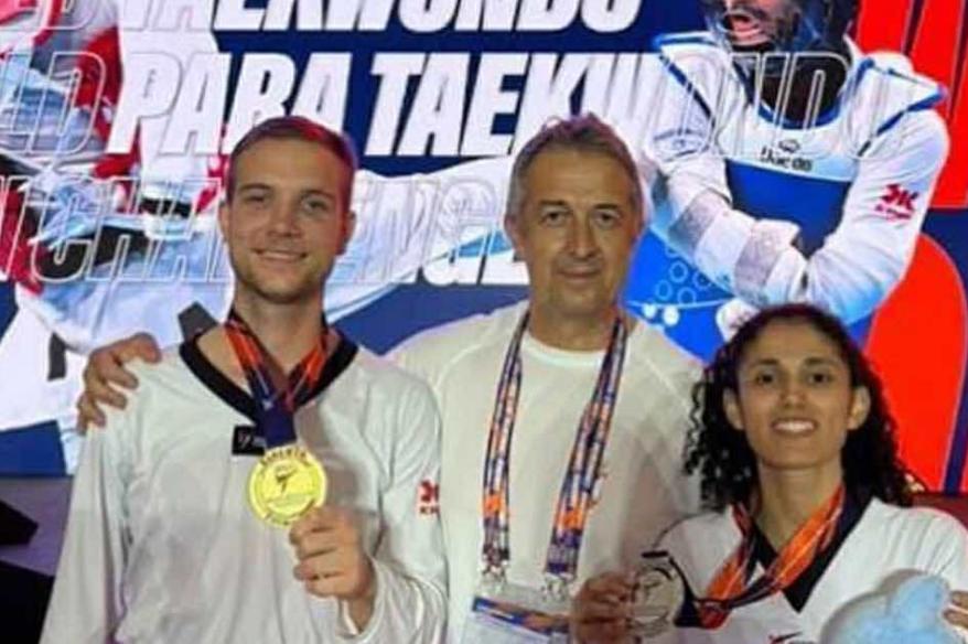 Angélica Espinoza ganó medalla de plata en el World Parataekwondo Open