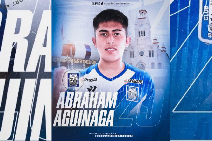 Alianza Atlético refuerza su ataque con Abraham Aguinaga, quien llega a préstamo de Melgar