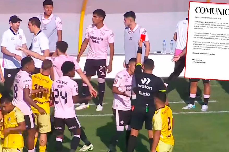 (VIDEO) Sport Boys alzó su voz de protesta tras expulsión de Villalta