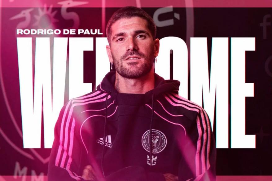 Inter Miami anunció fichaje de Rodrigo de Paul