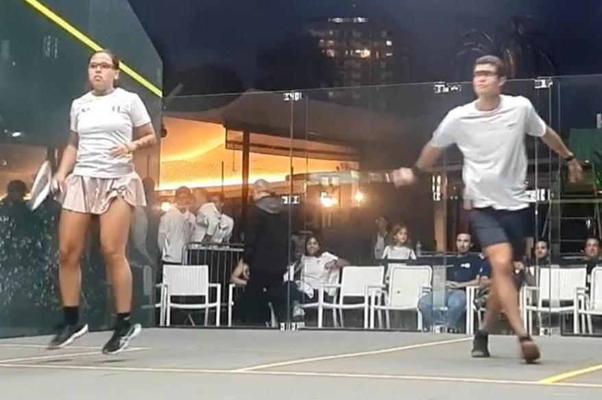 Perú se quedó con medalla de oro en dobles mixtos del Panamericano de Squash