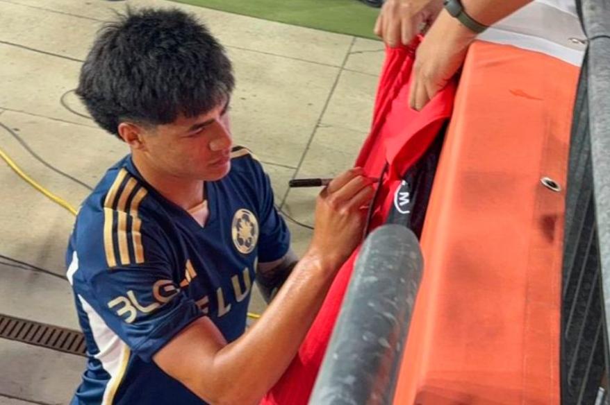 Kenji Cabrera debutó en Vancouver Whitecaps en empate ante Forge FC