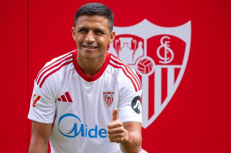 Alexis Sánchez fue presentado oficialmente en Sevilla