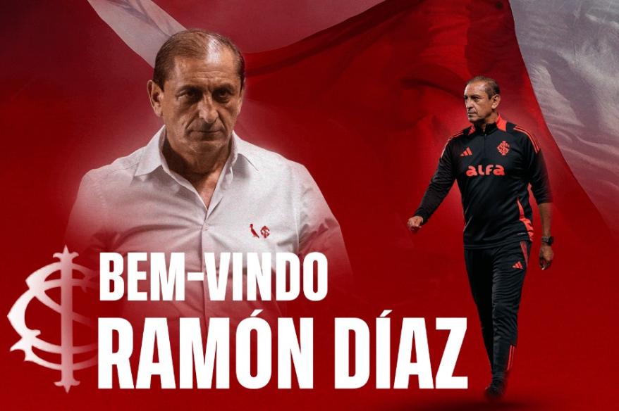 Ramón Díaz es nuevo técnico de Inter de Porto Alegre