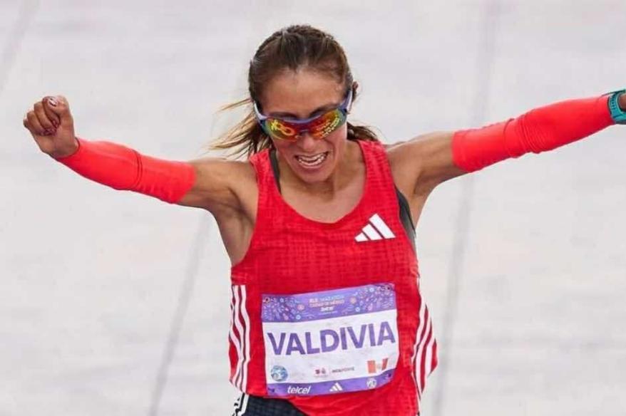 Valdivia: "Me hubiese gustado ganar la Maratón de la Ciudad de México, pero igual estoy feliz"