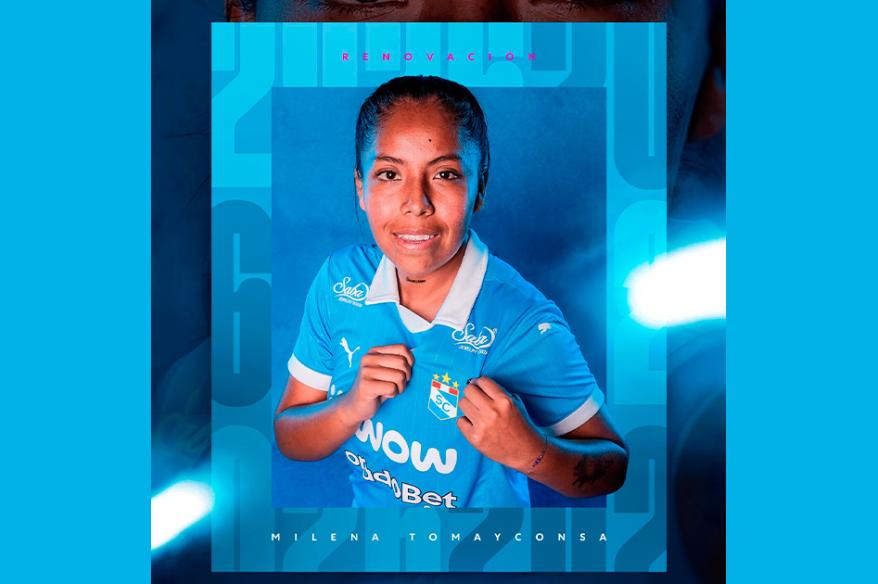Milena Tomayconsa se queda en Sporting Cristal una temporada más