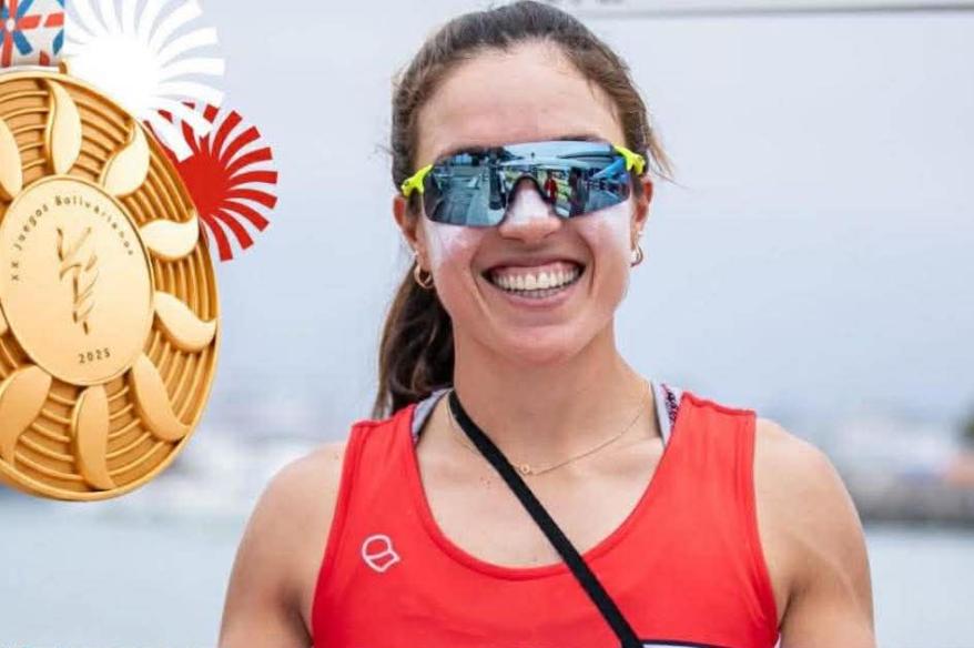 Valeria Palacios conquista el oro en remo en los Juegos Bolivarianos 2025
