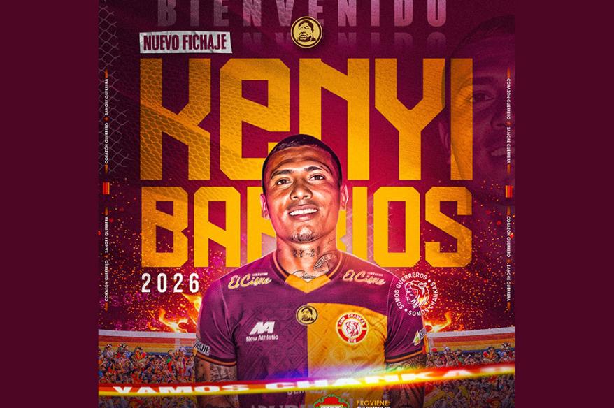 Kenyi Barrios es nuevo jugador de Los Chankas