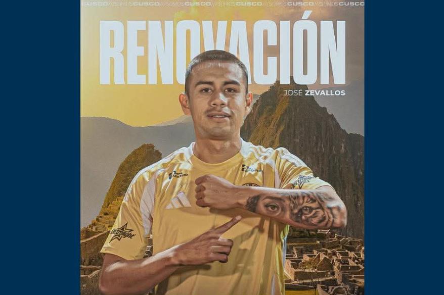 Sigue en el equipo imperial: José Zevallos renovó con Cusco FC