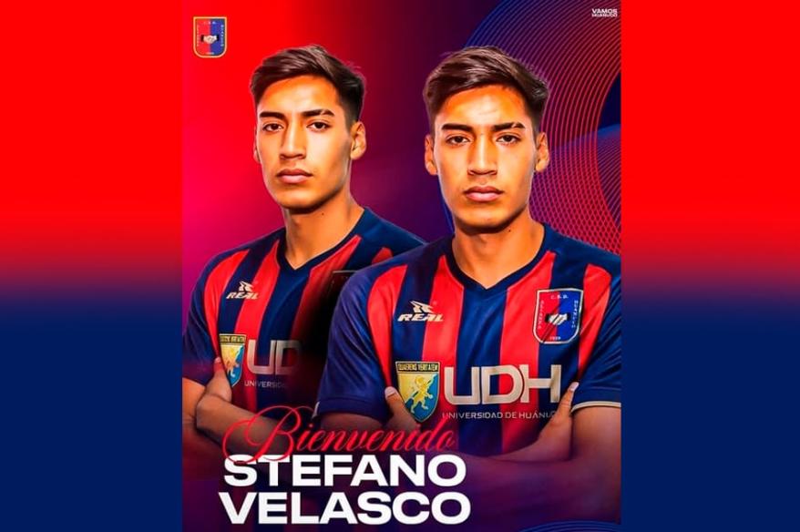 Alianza UDH anunció a Stefano Velasco como nuevo refuerzo para la Liga 2