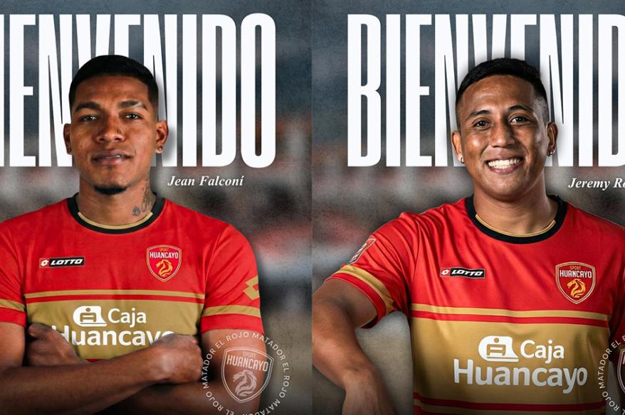 Jean Falconí y Jeremy Rostaing son nuevos refuerzos de Sport Huancayo