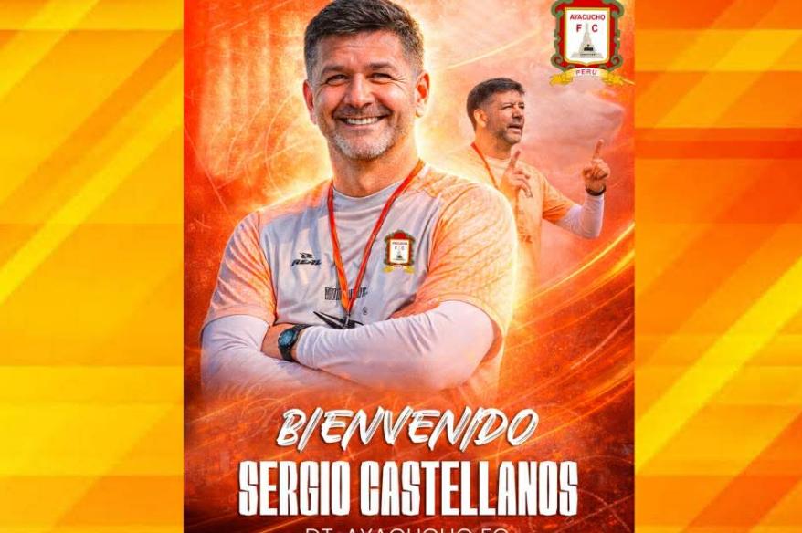 Ayacucho FC anunció a Sergio Castellanos como su DT