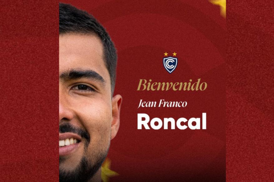 Cienciano oficializó el fichaje del arquero Jean Franco Roncal para la temporada 2026