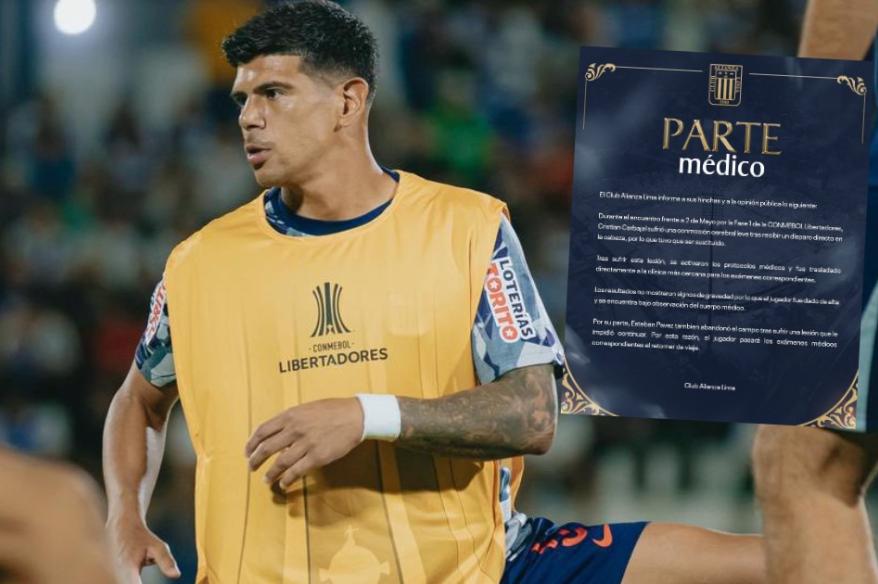 Alianza dio información sobre lesiones de Carbajal y Pavez