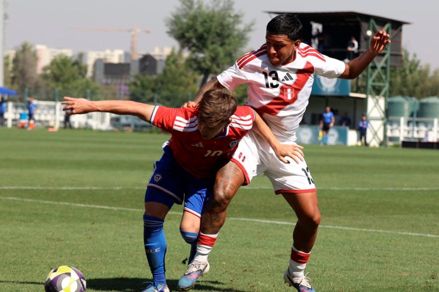 Perú U20 empató con Chile en cotejo que se llevó a cabo en el CAR José Sulantay
