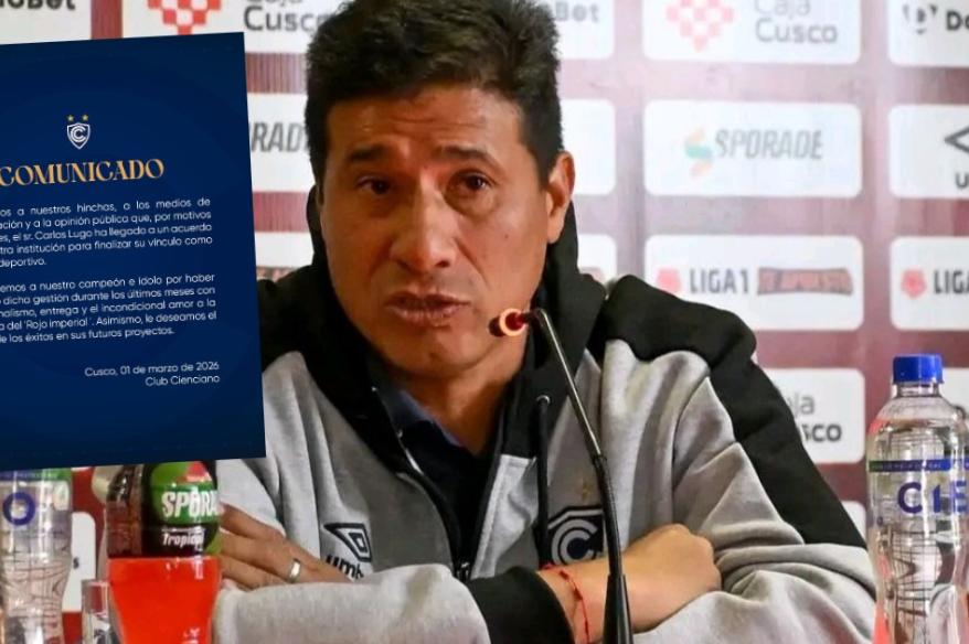 Cienciano anunció la salida de Lugo como Gerente Deportivo