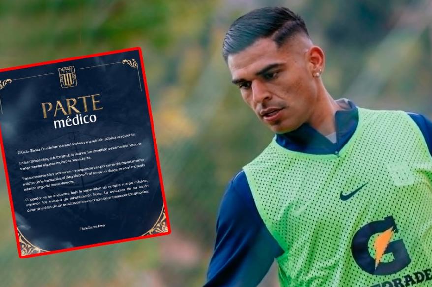 Entre algodones: Alianza Lima confirmó lesión muscular de Luis Ramos