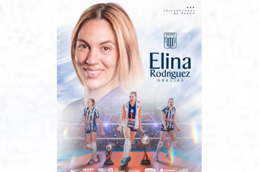 Alianza Lima anunció la salida de Elina Rodríguez y le dedicó emotiva despedida