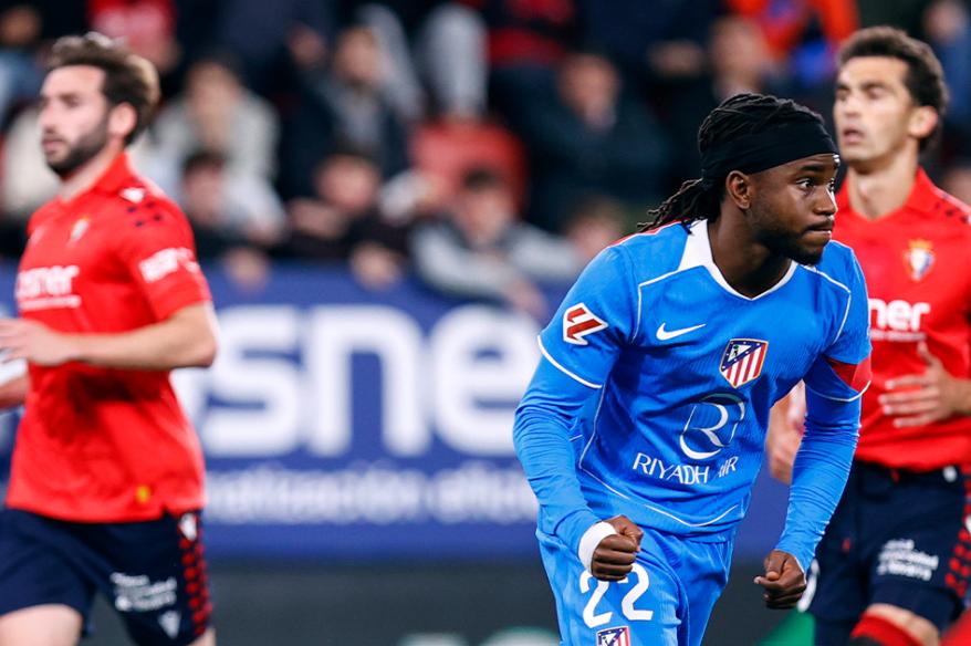 Atlético Madrid se impuso por 2-1 ante Osasuna por La Liga