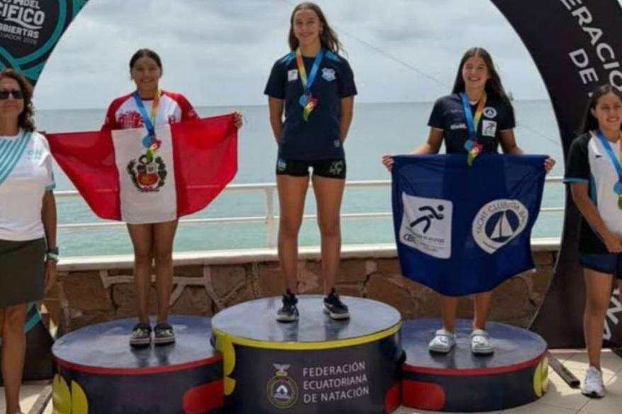 Selección peruana de aguas abiertas destaca con medallas en XX Copa del Pacífico Open Water Series