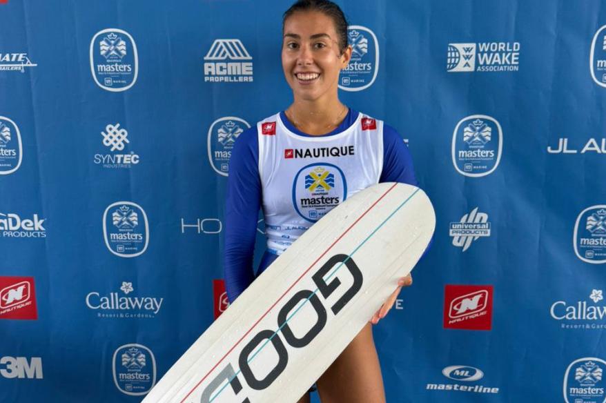 Cristhiana de Osma obtiene la medalla de plata en el 66th Nautique Masters 2026 de esquí acuático