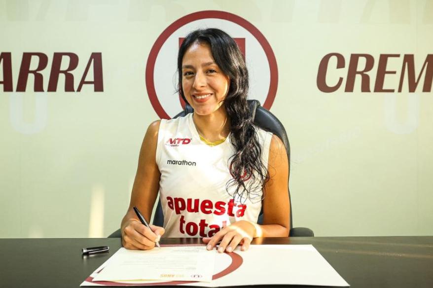 Ingrid Herrada reforzó el plantel de vóley de la 'U'
