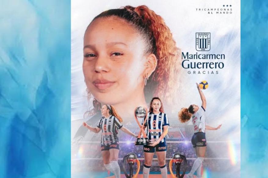 Alianza Lima oficializó la no continuidad de la voleibolista Maricarmen Guerrero