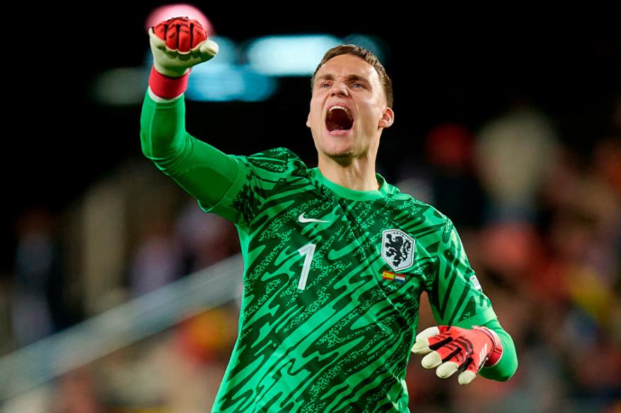 Bart Verbruggen es duda para el debut de Países Bajos en el Mundial 2026