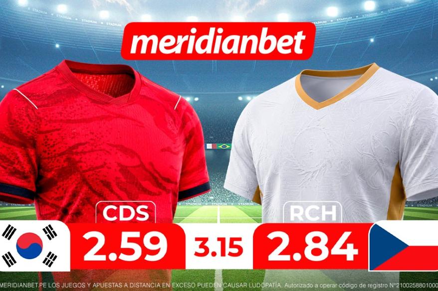 Corea del Sur vs República Checa: ¡Juega en la Copa Mundialista y llega a La Cima del Fútbol con Meridianbet y Kashio!