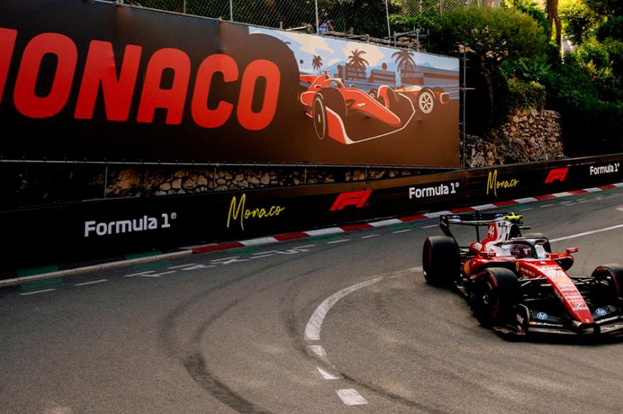Ferrari lideró las dos primeras prácticas del GP de Mónaco