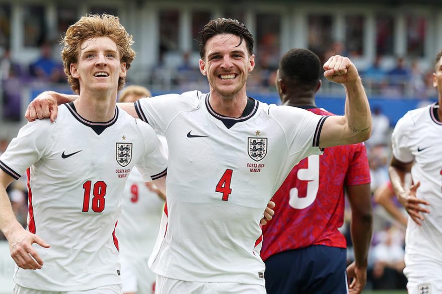 Llegarán finos: Inglaterra goleó 3-0 a Costa Rica antes del Mundial 2026