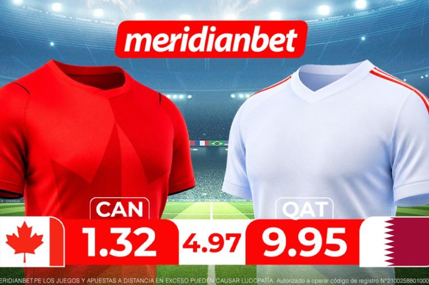 Canadá vs. Qatar: ¡Juega en el Torneo mundial y llega a La Cima del Fútbol con Meridianbet y Kashio!
