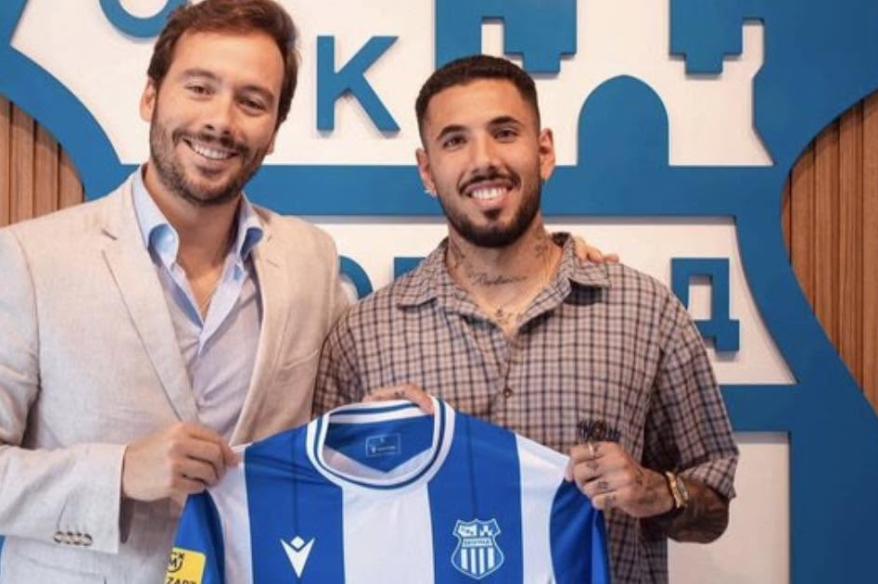 Sergio Peña fue oficializado en el OFK Beograd