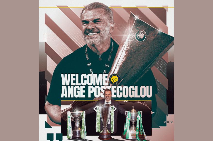 Ange Postecoglou fue anunciado como nuevo entrenador de Al Nassr