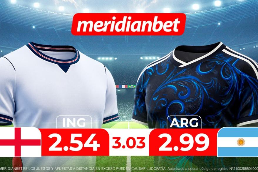 Inglaterra vs Argentina: ¡Juega en las semifinales del Torneo de selecciones y gana con la Mundo Mania de Meridianbet!