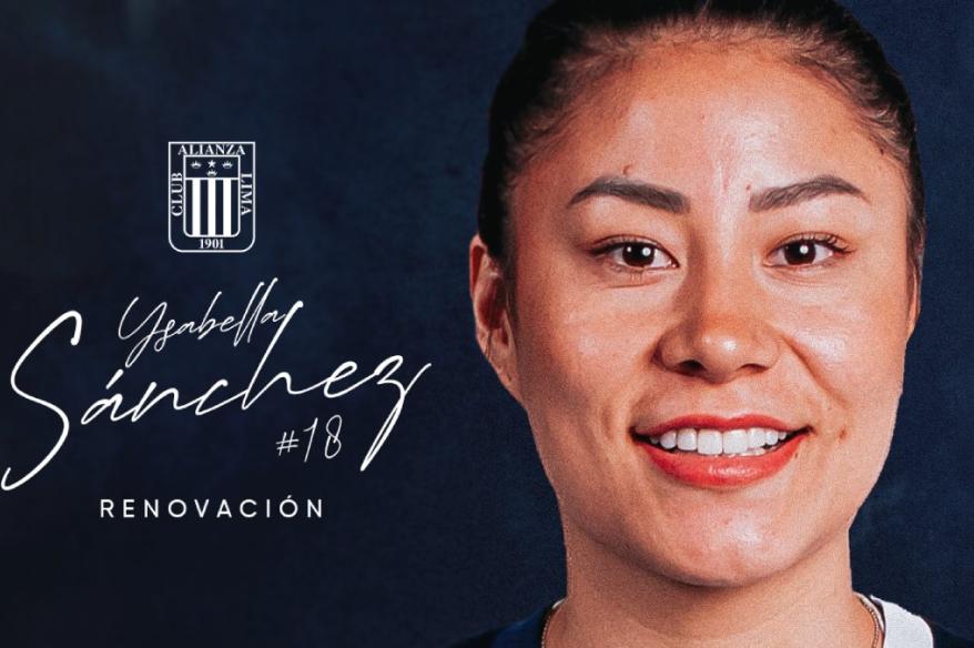 Ysabella Sánchez puso la firma y seguirá defendiendo a Alianza Lima
