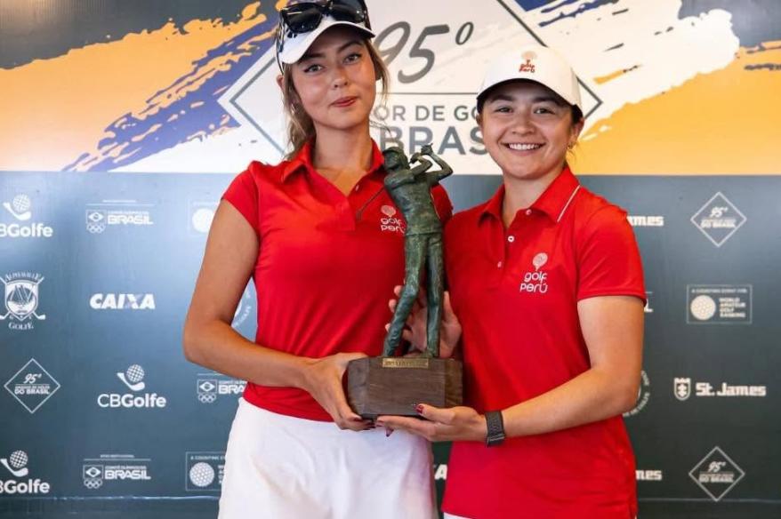 Peruana Luisamariana Mesones hizo historia al ganar el Amateur de Golf de Brasil