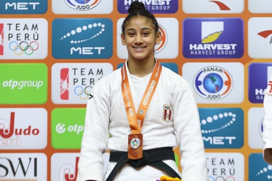 Peruana Driulys Rivas logró medalla de bronce en el Grand Prix de Judo Lima 2026