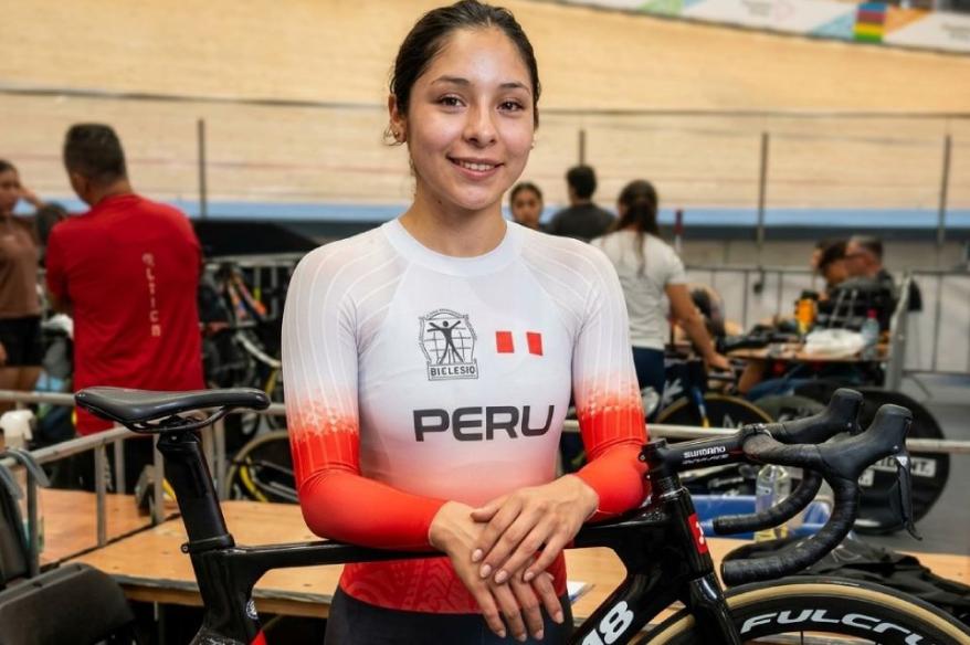 Valeria Sándiga se metió en el Top 10 mundial de ciclismo de pista
