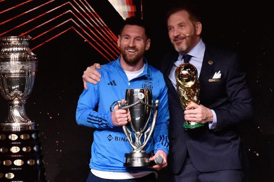 Pte. de la Conmebol dedicó palabras a Messi tras su retiro de la Selección Argentina