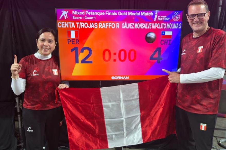 Bochas consigue la sexta medalla de oro para el Perú en los Juegos Odesur Santa Fe 2026
