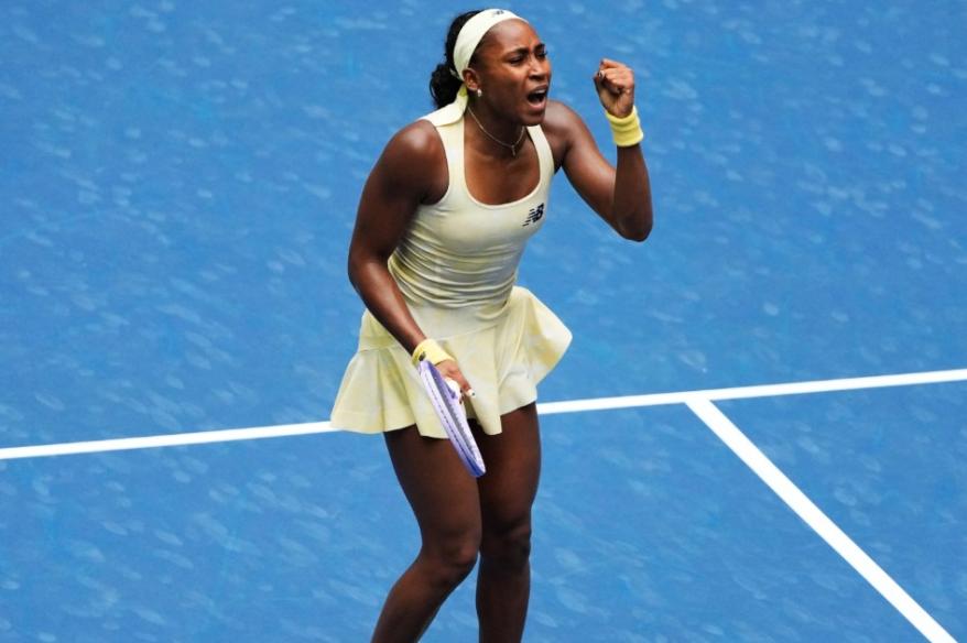 Gauff remontó y avanzó a semifinales del US Open