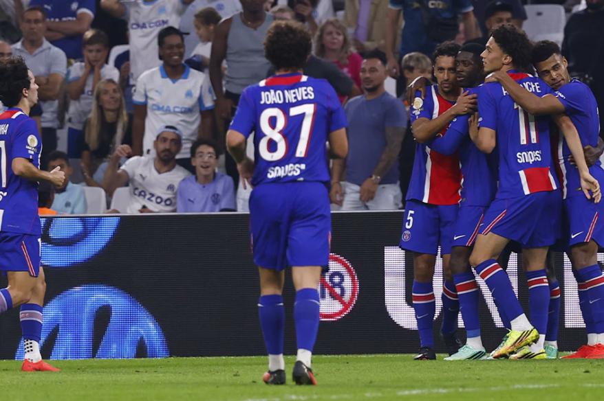 PSG venció 2-1 a Olympique Marsella y se quedó con el clásico francés